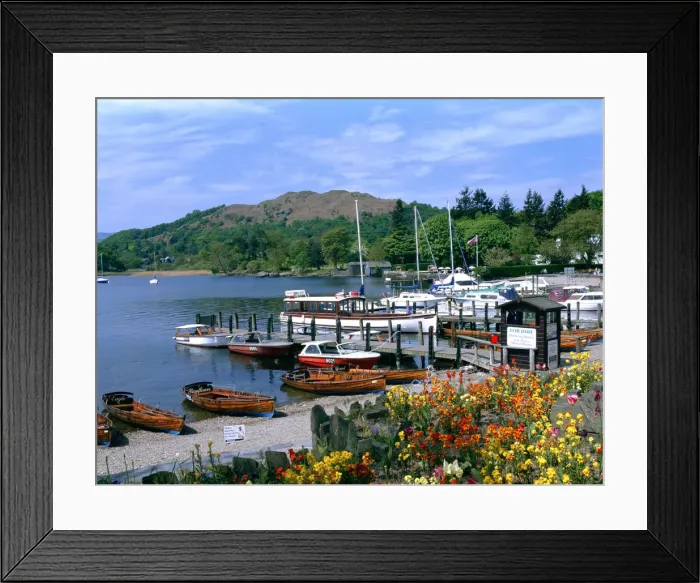 Framed Print : Lake Windermere, Waterhead, Cumbria Framed Print : Lake Windermere, Waterhead, Cumbria