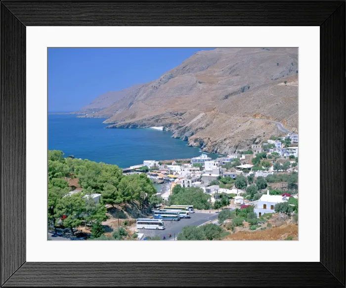 Framed Print : Hora Sfakion, Crete, Greece Framed Print : Hora Sfakion, Crete, Greece
