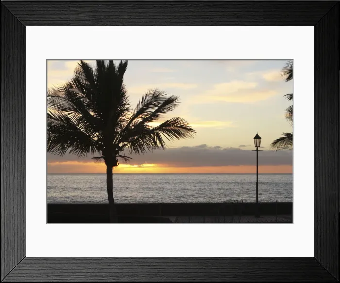 Framed Print : Sunset over the sea, Tazacorte, La Palma, Canary Islands, Spain, 2009 Framed Print : Sunset over the sea, Tazacorte, La Palma, Canary Islands, Spain, 2009