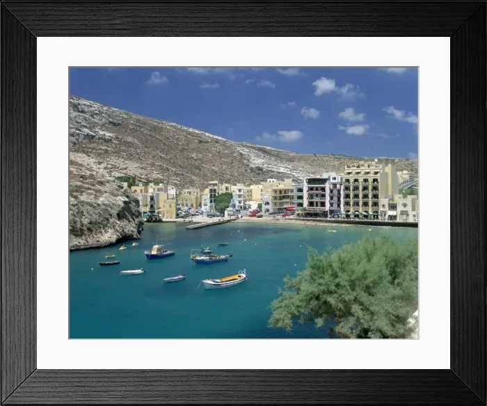 Framed Print : Xlendi, Gozo, Malta Framed Print : Xlendi, Gozo, Malta