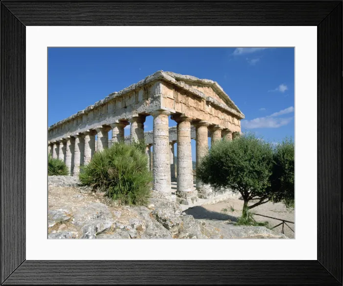 Framed Print : Temple, Segesta, Sicily, Italy Framed Print : Temple, Segesta, Sicily, Italy
