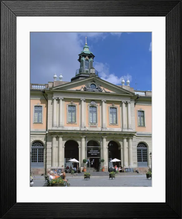 Framed Print : Borsen (old Stock Exchange) and Nobel Museum, Stockholm, Sweden Framed Print : Borsen (old Stock Exchange) and Nobel Museum, Stockholm, Sweden