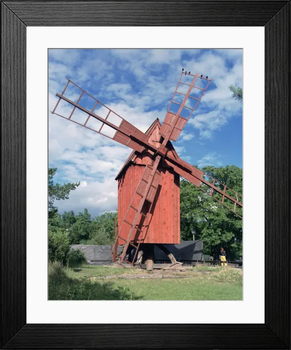 Framed Print : Oland windmill, Skansen, Stockholm, Sweden Framed Print : Oland windmill, Skansen, Stockholm, Sweden