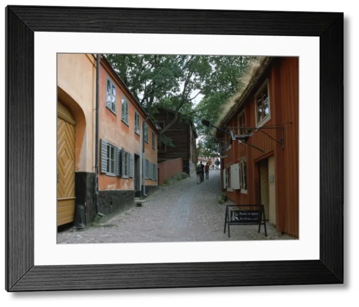 Framed Print : Town quarter, Skansen, Stockholm, Sweden Framed Print : Town quarter, Skansen, Stockholm, Sweden