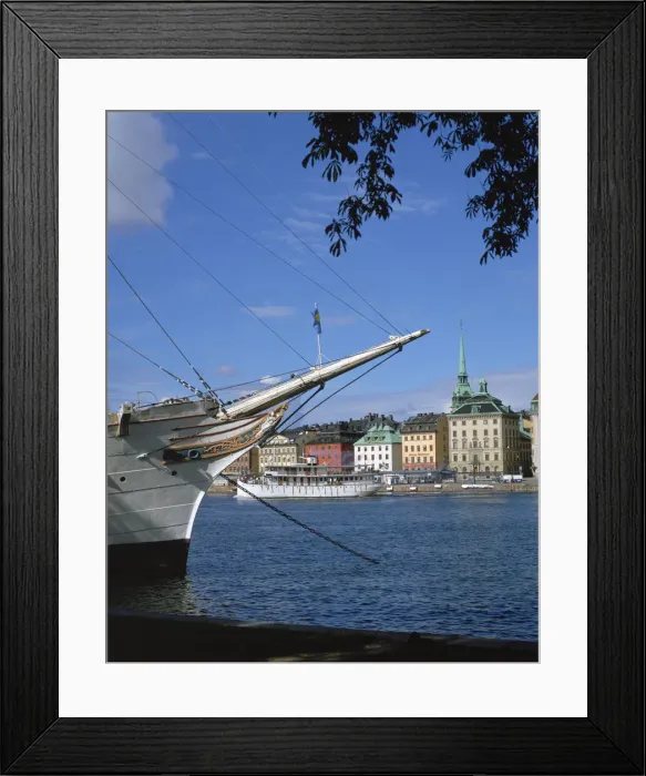 Framed Print : AF Chapman sailing ship (youth hostel), Stockholm, Sweden Framed Print : AF Chapman sailing ship (youth hostel), Stockholm, Sweden