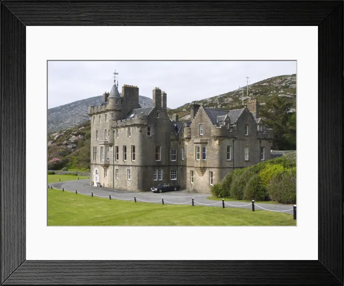 Framed Print : Amhuinnsuidhe Castle, Isle of Harris, Outer Hebrides, Scotland, 2009 Framed Print : Amhuinnsuidhe Castle, Isle of Harris, Outer Hebrides, Scotland, 2009