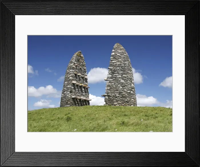 Framed Print : Aignish Farm Raiders Monument, Lewis, Outer Hebrides, Scotland, 2009 Framed Print : Aignish Farm Raiders Monument, Lewis, Outer Hebrides, Scotland, 2009