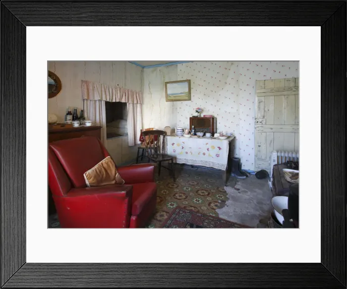 Framed Print : Interior of a Blackhouse, Arnol, Lewis, Outer Hebrides, Scotland, 2009 Framed Print : Interior of a Blackhouse, Arnol, Lewis, Outer Hebrides, Scotland, 2009