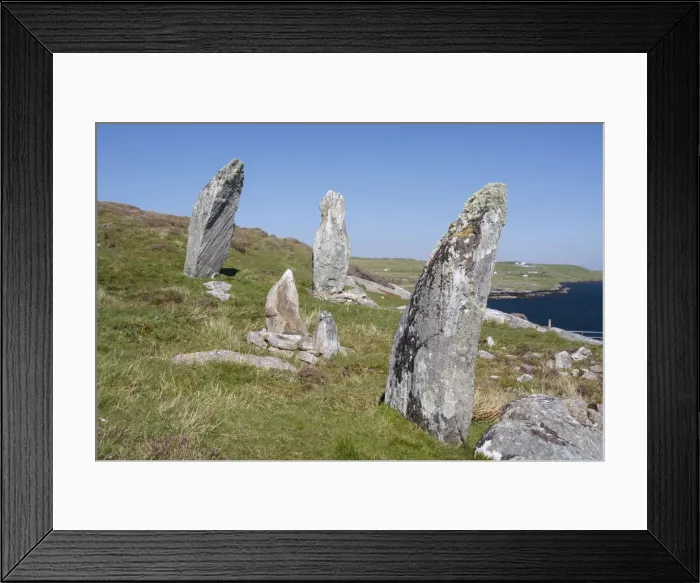 Framed Print : Standing stones, Great Bernera, Isle of Lewis, Outer Hebrides, Scotland, 2009 Framed Print : Standing stones, Great Bernera, Isle of Lewis, Outer Hebrides, Scotland, 2009