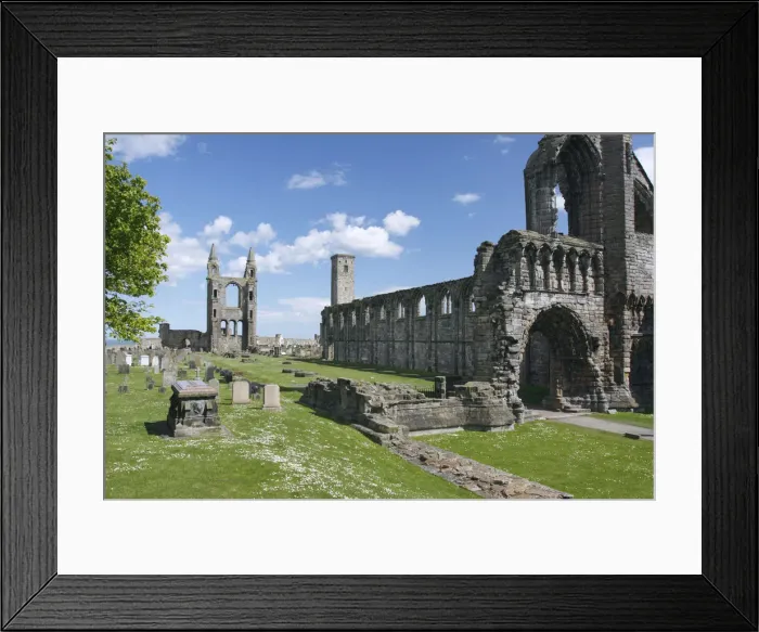 Framed Print : St Andrews Cathedral and St Rules Tower, Fife, Scotland, 2009 Framed Print : St Andrews Cathedral and St Rules Tower, Fife, Scotland, 2009