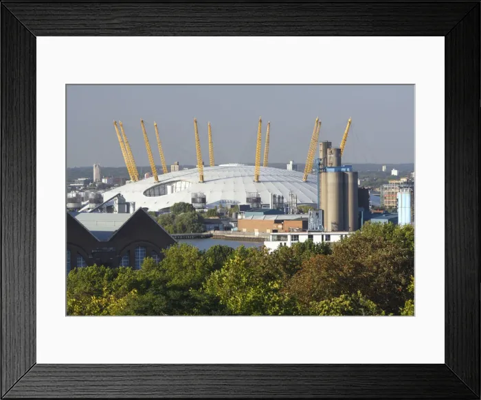 Framed Print : The O2 Arena from Greenwich Park, London, 2009 Framed Print : The O2 Arena from Greenwich Park, London, 2009
