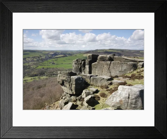Framed Print : Curbar Edge, Derbyshire, 2009 Framed Print : Curbar Edge, Derbyshire, 2009