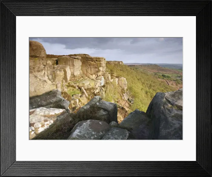 Framed Print : Curbar Edge, Derbyshire, 2009 Framed Print : Curbar Edge, Derbyshire, 2009