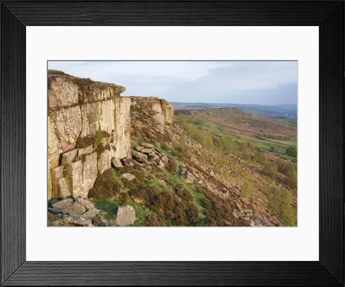 Framed Print : Curbar Edge, Derbyshire, 2009 Framed Print : Curbar Edge, Derbyshire, 2009