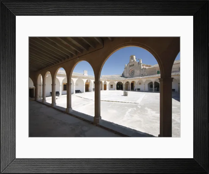 Framed Print : Sanctuary of Monti-sion, Mallorca, Spain, 2008 Framed Print : Sanctuary of Monti-sion, Mallorca, Spain, 2008