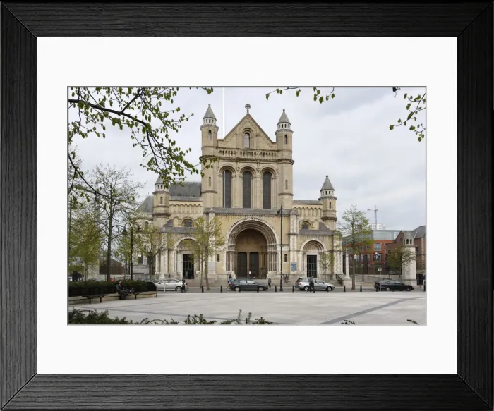 Framed Print : West front of St Annes Cathedral, Belfast, Northern Ireland, 2010 Framed Print : West front of St Annes Cathedral, Belfast, Northern Ireland, 2010