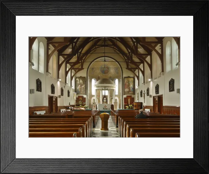 Framed Print : Interior of St Marys Catholic Church, Belfast, Northern Ireland, 2010 Framed Print : Interior of St Marys Catholic Church, Belfast, Northern Ireland, 2010