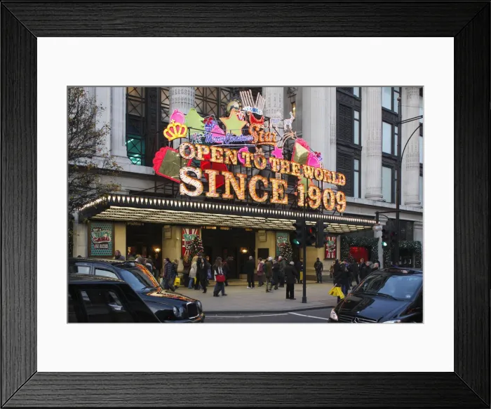 Framed Print : Selfridges department store, London, 2010 Framed Print : Selfridges department store, London, 2010