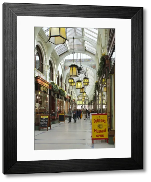 Framed Print : Royal Arcade, Norwich, Norfolk, 2010