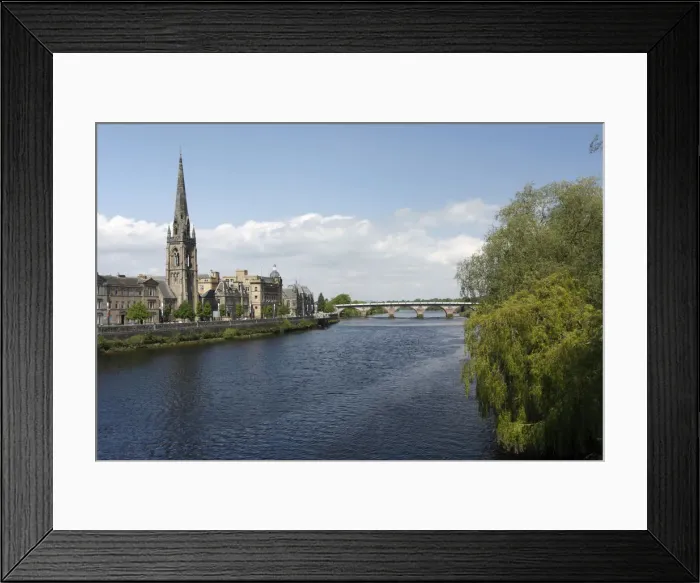 Framed Print : St Matthews Church and Old Bridge, Perth, Perth and Kinross, Scotland, 2010 Framed Print : St Matthews Church and Old Bridge, Perth, Perth and Kinross, Scotland, 2010