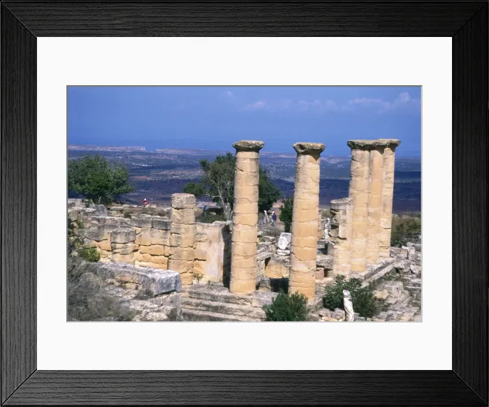 Framed Print : The Temple of Apollo, Cyrene, Libya, 6th century BC Framed Print : The Temple of Apollo, Cyrene, Libya, 6th century BC