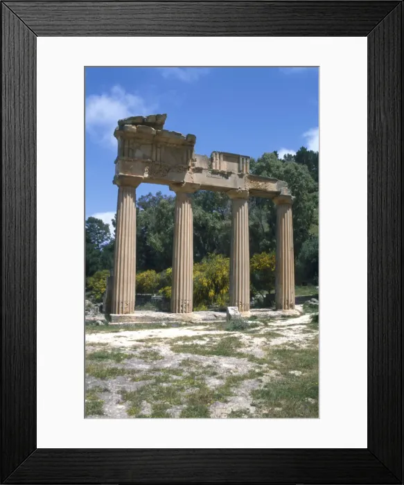 Framed Print : Greek Propylaea, Cyrene, Libya Framed Print : Greek Propylaea, Cyrene, Libya