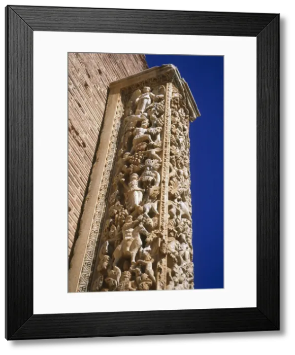 Framed Print : Pilasters of the Severan Basilica, Leptis Magna, Libya, 216 AD Framed Print : Pilasters of the Severan Basilica, Leptis Magna, Libya, 216 AD