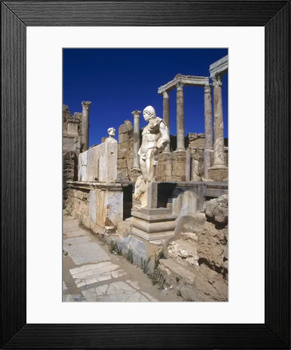 Framed Print : Leptis Magna, Libya, circa 3rd century AD Framed Print : Leptis Magna, Libya, circa 3rd century AD