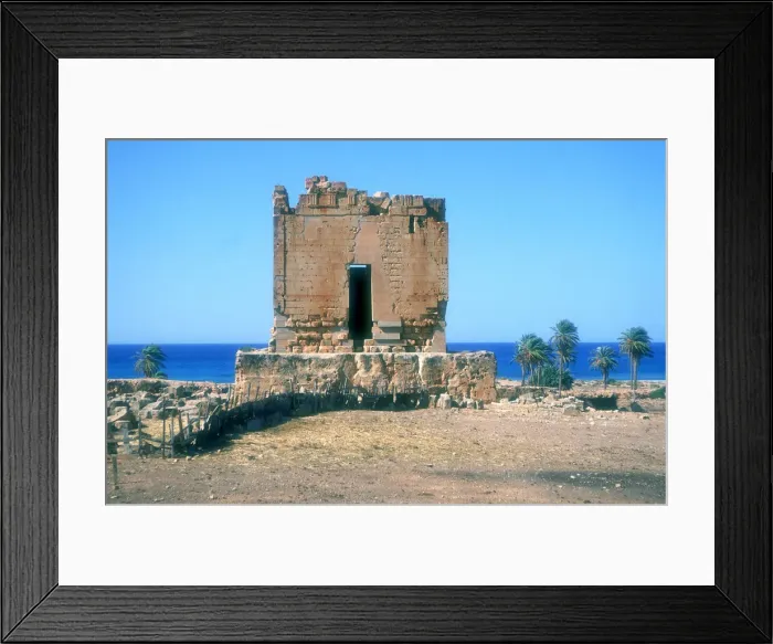 Framed Print : Hellenistic Mausoleum, Tolmeita, Libya Framed Print : Hellenistic Mausoleum, Tolmeita, Libya