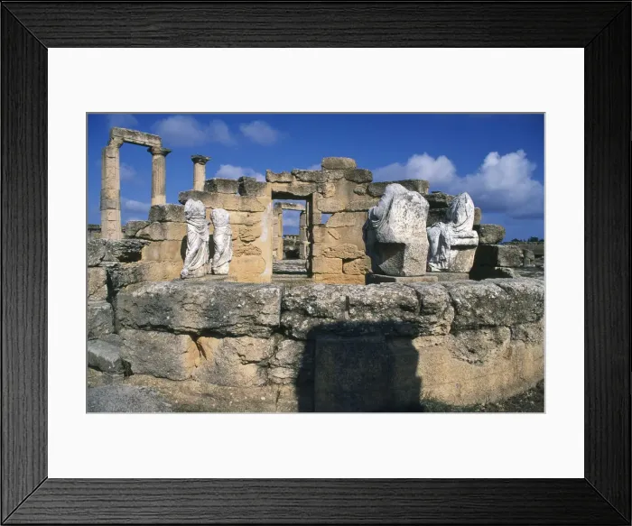 Framed Print : Tomb of Battus, Agora, Cyrene, Libya, c600 BC Framed Print : Tomb of Battus, Agora, Cyrene, Libya, c600 BC