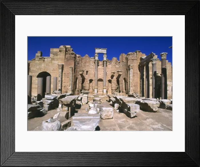 Framed Print : Severan Basilica, Leptis Magna, Libya, 216 AD Framed Print : Severan Basilica, Leptis Magna, Libya, 216 AD