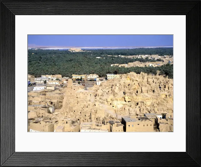 Framed Print : Ruined Citadel, Siwah, Egypt Framed Print : Ruined Citadel, Siwah, Egypt
