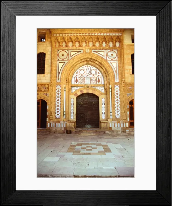 Framed Print : Beiteddine Palace, Lebanon, 19th Century Framed Print : Beiteddine Palace, Lebanon, 19th Century