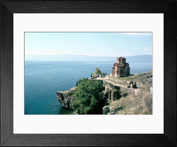 Framed Print : Church of St John the Divine, Kaneo, Lake Ohrid, Macedonia Framed Print : Church of St John the Divine, Kaneo, Lake Ohrid, Macedonia
