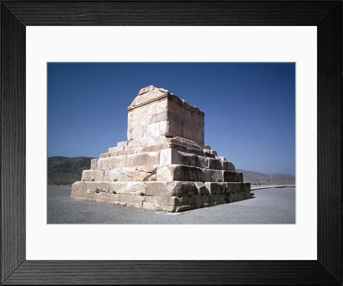 Framed Print : Tomb of Cyrus the Great, Pasargadae, Iran Framed Print : Tomb of Cyrus the Great, Pasargadae, Iran