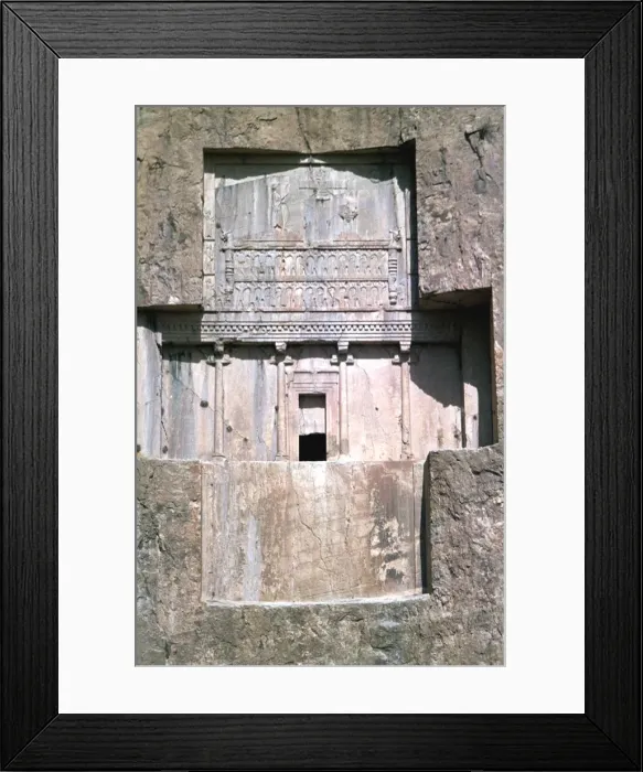 Framed Print : Tomb of Xerxes I, Naqsh-i-Rustam, Iran