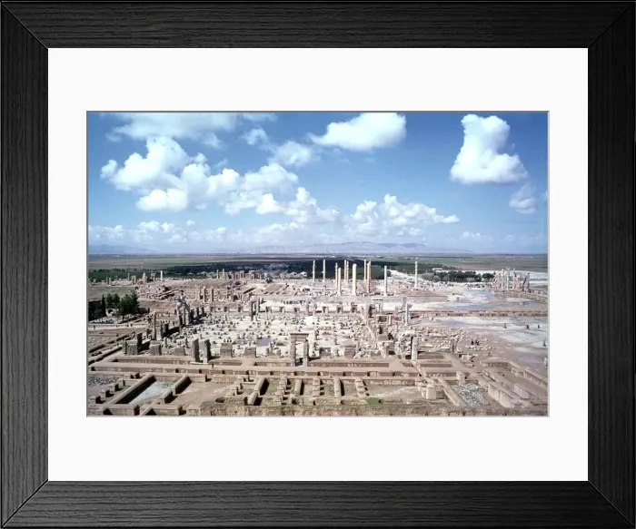 Framed Print : Panorama of the ruins of Persepolis, Iran Framed Print : Panorama of the ruins of Persepolis, Iran