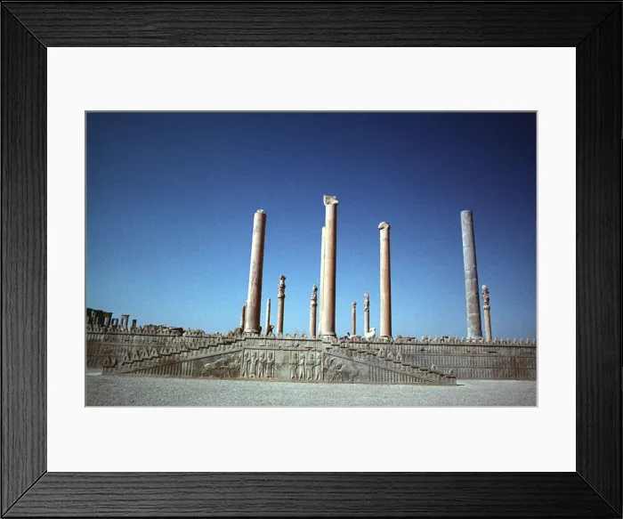 Framed Print : Ruins of the Apadana, Persepolis, Iran Framed Print : Ruins of the Apadana, Persepolis, Iran