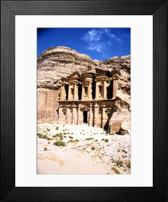 Framed Print : The Monastery, Petra, Jordan Framed Print : The Monastery, Petra, Jordan