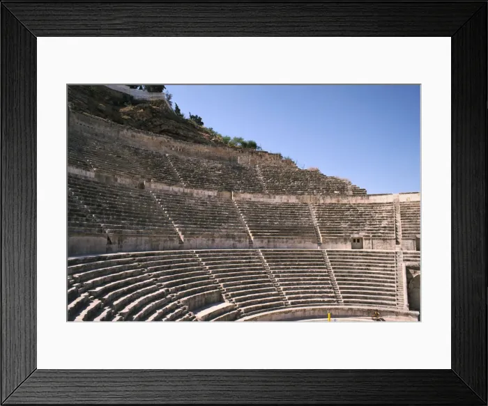 Framed Print : Roman amphitheatre, Amman, Jordan Framed Print : Roman amphitheatre, Amman, Jordan