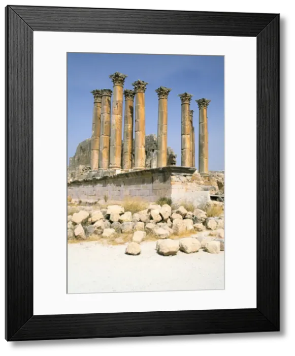 Framed Print : Temple of Artemis, Jerash, Jordan Framed Print : Temple of Artemis, Jerash, Jordan