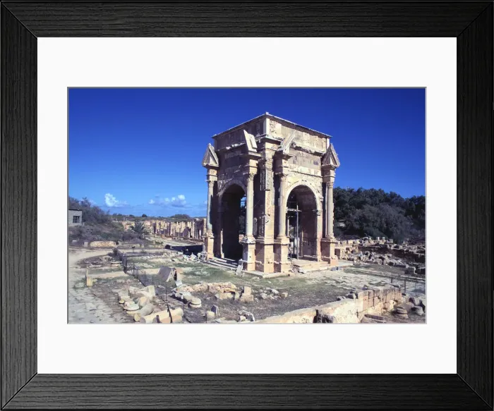 Framed Print : Arch of Septimius Severus, Leptis Magna, Libya Framed Print : Arch of Septimius Severus, Leptis Magna, Libya