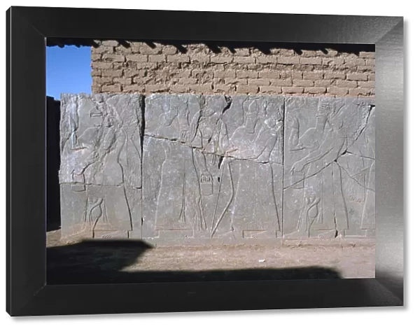 Frieze, Northwest Palace, Calah (Nimrud), Iraq, 1977