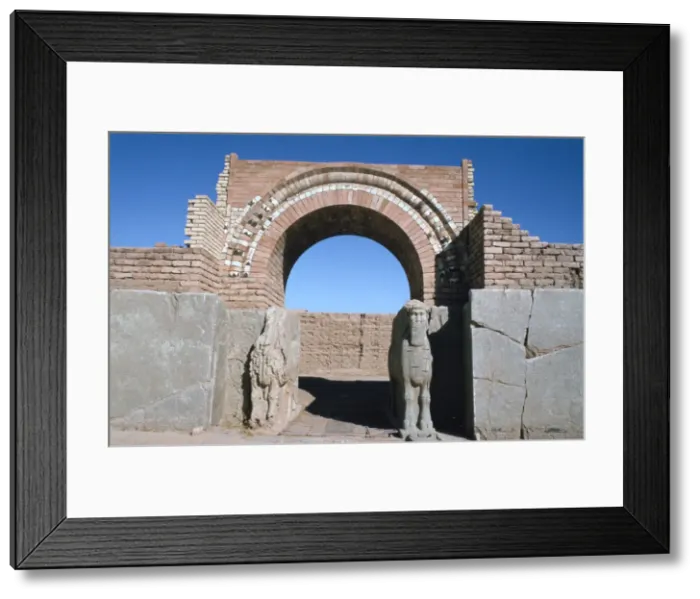 Framed Print : Gate, Northwest Palace, Calah (Nimrud), Iraq, 1977 Framed Print : Gate, Northwest Palace, Calah (Nimrud), Iraq, 1977