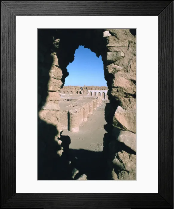 Framed Print : Fortress of Al Ukhaidir, Iraq, 1977 Framed Print : Fortress of Al Ukhaidir, Iraq, 1977