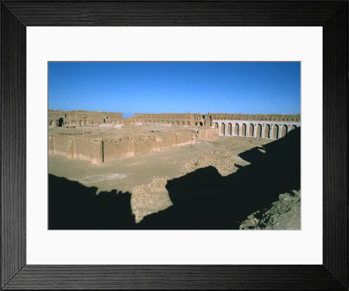 Framed Print : Fortress of Al Ukhaidir, Iraq, 1977 Framed Print : Fortress of Al Ukhaidir, Iraq, 1977