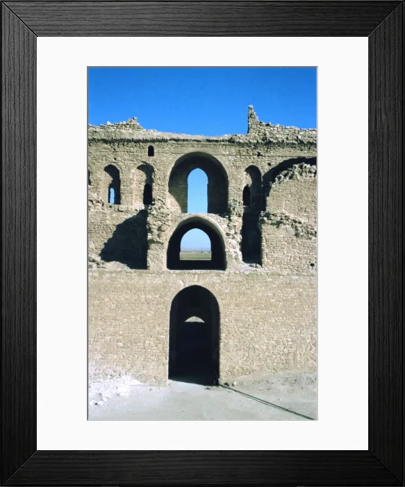 Framed Print : Arches, fortress of Al Ukhaidir, Iraq, 1977 Framed Print : Arches, fortress of Al Ukhaidir, Iraq, 1977