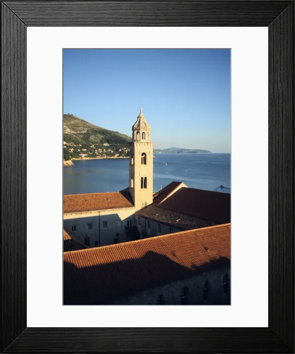 Framed Print : Bell tower, Dubrovnik, Croatia Framed Print : Bell tower, Dubrovnik, Croatia