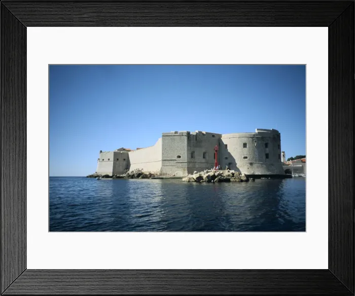 Framed Print : Fort St John, Dubrovnik, Croatia Framed Print : Fort St John, Dubrovnik, Croatia