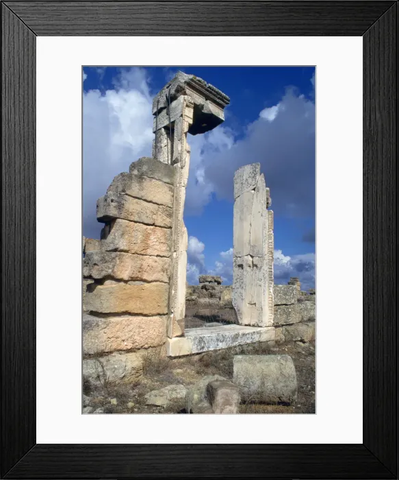 Framed Print : Temple doorway, Cyrene, Libya Framed Print : Temple doorway, Cyrene, Libya